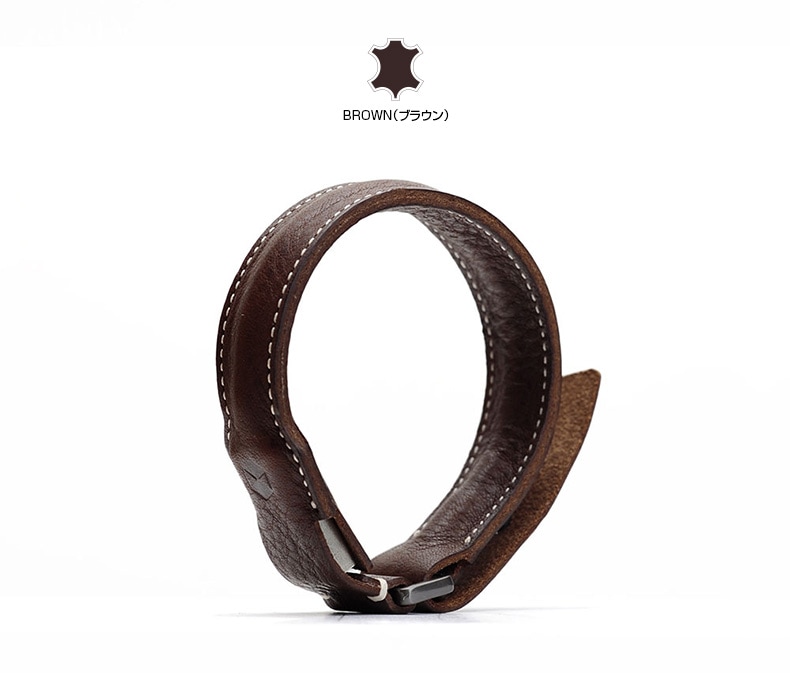 SLG Design Minerva Box Leather Bracelet Cableブラウン