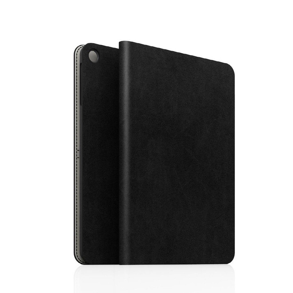 [iPad Air] D5 Calf Skin Leather Diary ブラック