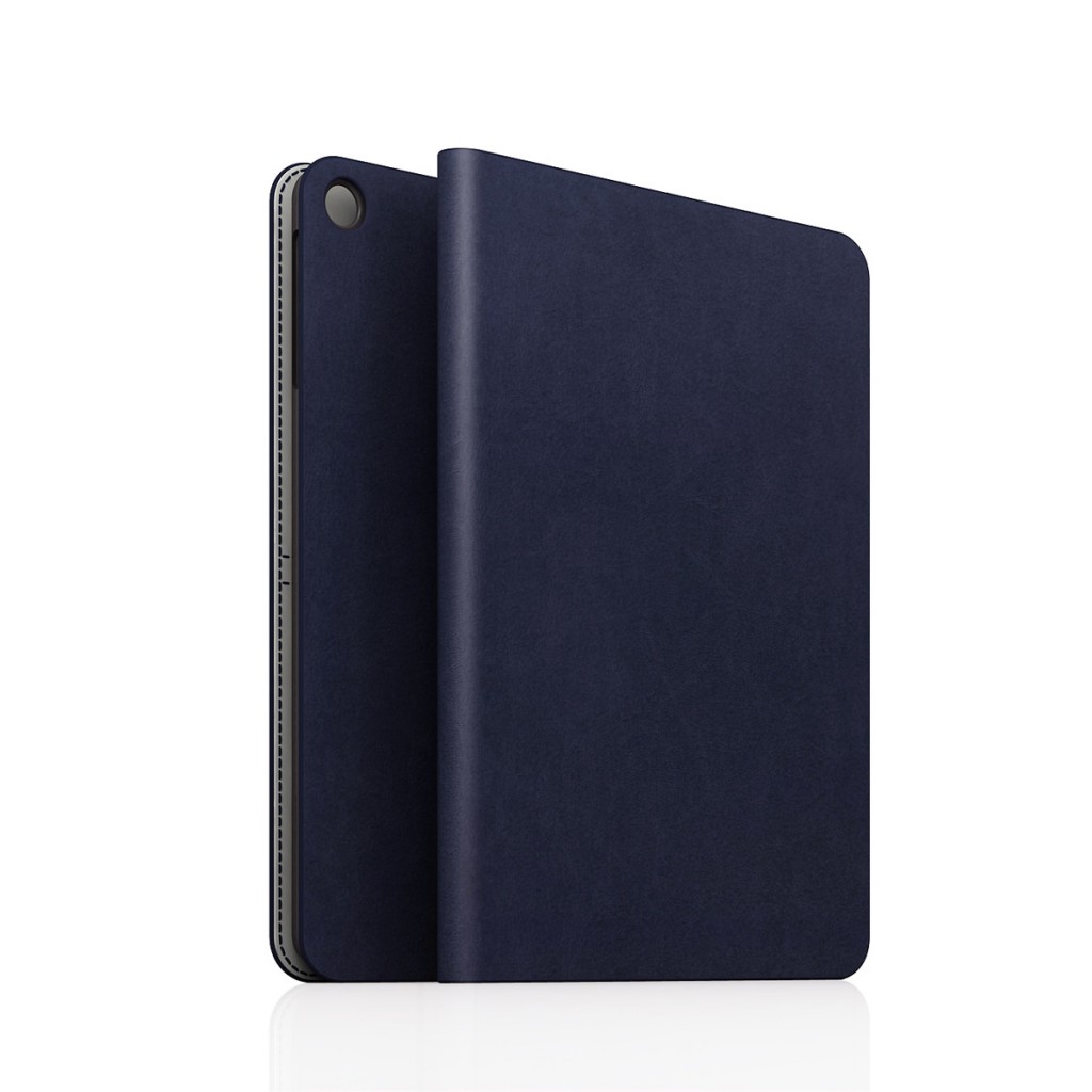 [iPad Air] D5 Calf Skin Leather Diary ネイビー