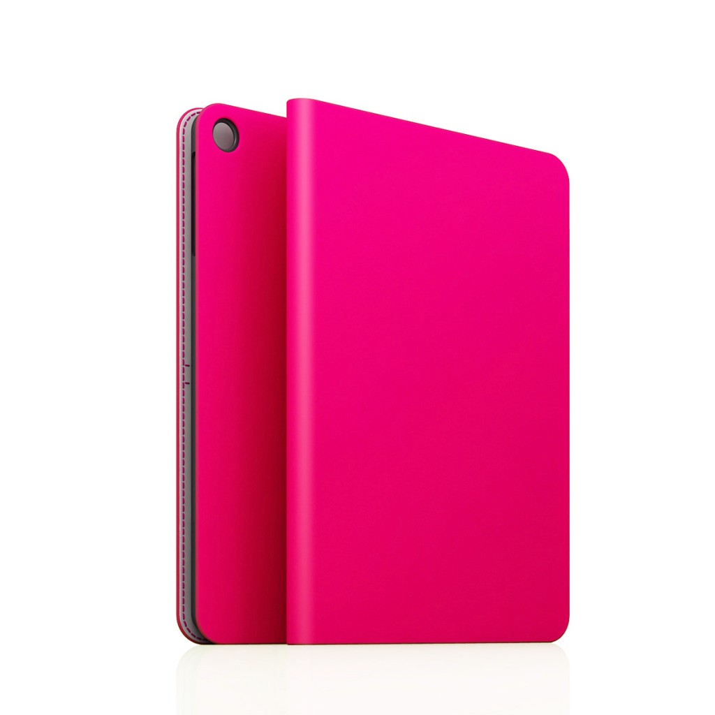 [iPad Air]D5 Calf Skin Leather Diary ピンク