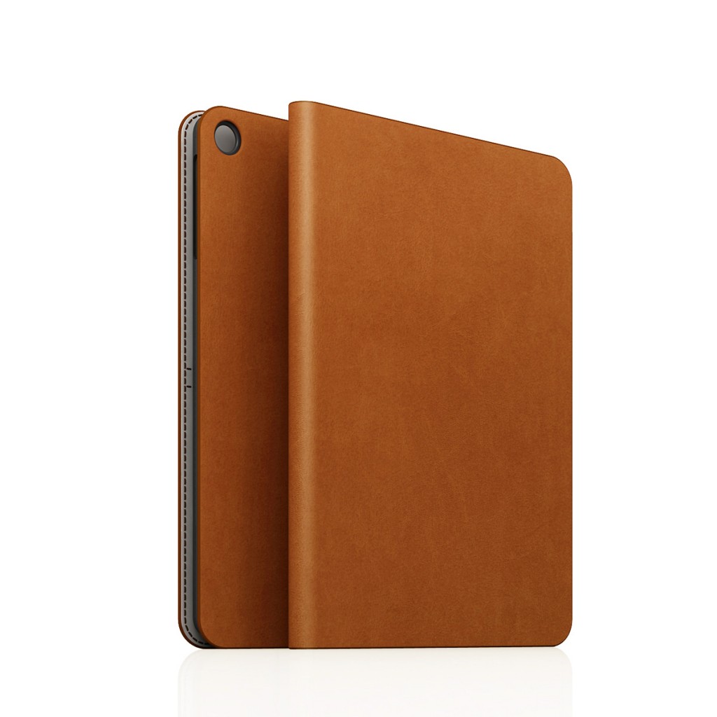 [iPad Air] D5 Calf Skin Leather Diary タンブラウン