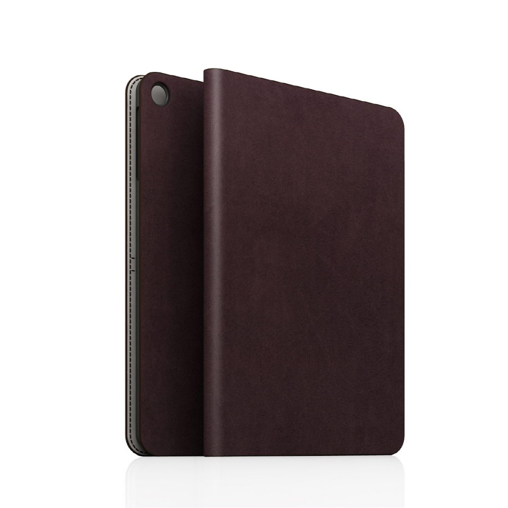 [iPad Air] D5 Calf Skin Leather Diary ブラウン