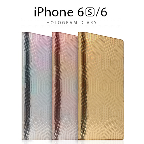 iPhone6s/6  Metal Hologram Diary(メタルホログラムダイアリー)
