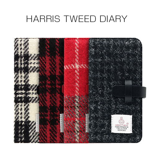 iPhone 8 Plus / 7 Plus ケース SLG Design Harris Tweed Diary