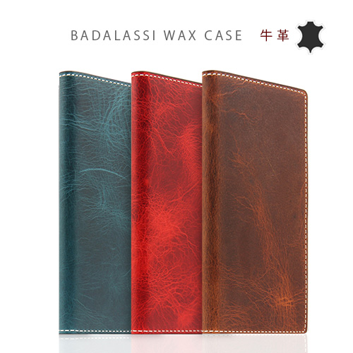 iPhone XS / X ケース 手帳型 本革 SLG Design Badalassi Wax case