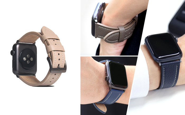 SLG Design、上質なフルグレインレザーを使用したApple Watch用バンド発売