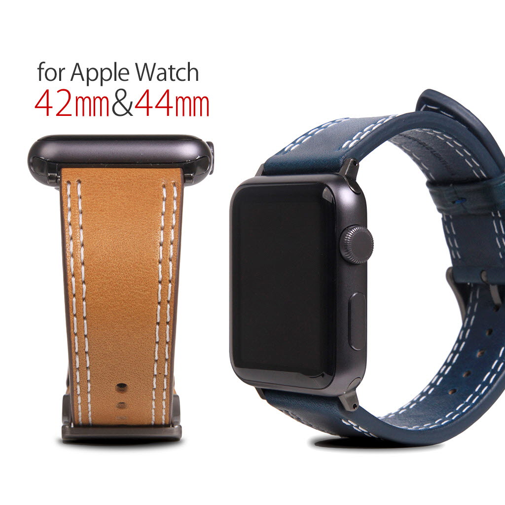 【Apple Watch Series SE/6/5/4/3/2/1】Italian Temponata Leather